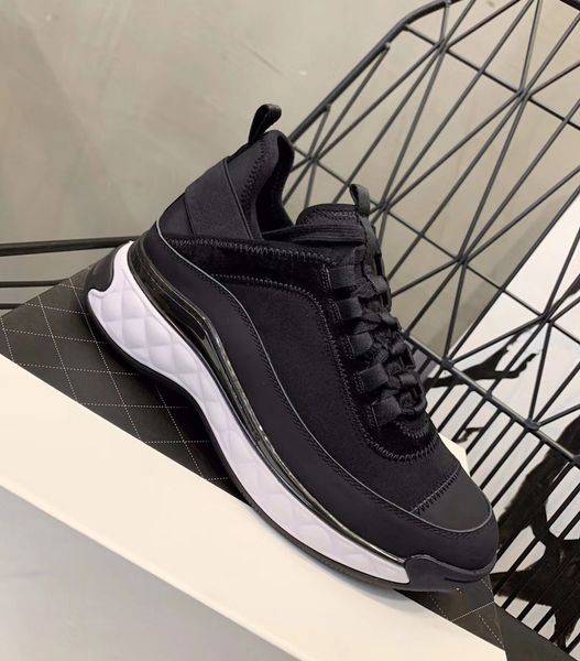 2020 women designer sneakers luxury calfskin sneakers g35617 ivory velvet calfskin mixed fibers vintage trainers comfortable heighten cs10, Black
2020 women designer sneakers luxury calfskin sneakers g35617 ivory velvet calfskin mixed fibers vintage trainers comfortable heighten cs10, Black
