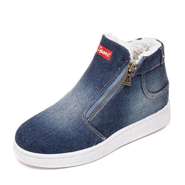 new snow boots fashion thick denim cotton shoes casual flat shoes non-slip wear-resistant design ankle boots for women, Black
new snow boots fashion thick denim cotton shoes casual flat shoes non-slip wear-resistant design ankle boots for women, Black