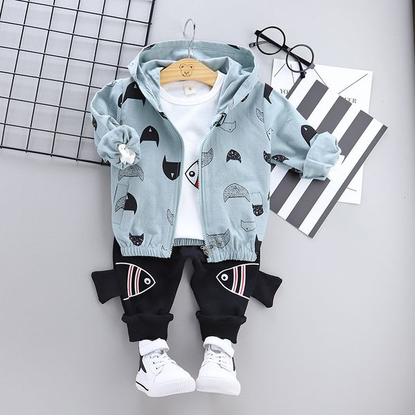 toddler boys tracksuits baby boy spring autumn cotton clothes children print fish coat +t-shirt+pants 3pcs/sets infant kids, White
toddler boys tracksuits baby boy spring autumn cotton clothes children print fish coat +t-shirt+pants 3pcs/sets infant kids, White