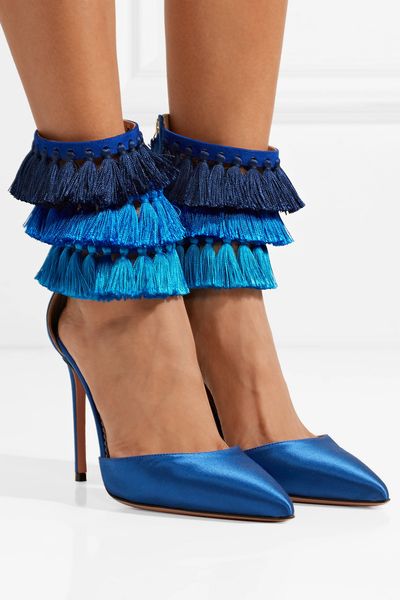 fashion women claudia schiffer loulou's tasseled satin pointed toe pumps,wedding party dress ladies high heels eu35-42, Black
fashion women claudia schiffer loulou's tasseled satin pointed toe pumps,wedding party dress ladies high heels eu35-42, Black