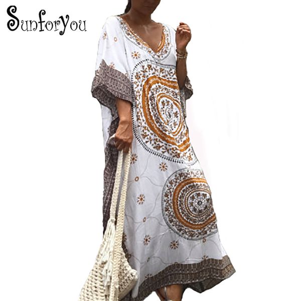 long beach cover up robe de plage swimsuit cover up saida de praia longa print women bathing suit tunics for beach, Blue;gray
long beach cover up robe de plage swimsuit cover up saida de praia longa print women bathing suit tunics for beach, Blue;gray