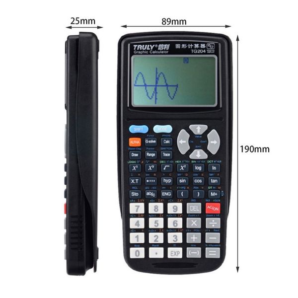 new TG204 Portable Size School Students Graphics Calculator Scientific Graphing Calculator For Graphics Teaching Black HH65
new TG204 Portable Size School Students Graphics Calculator Scientific Graphing Calculator For Graphics Teaching Black HH65