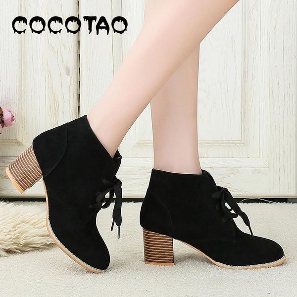 2019 autumn new england deep mouth lace round head women's shoes thick with single shoes high heels wild fashion work shoes43, Black
2019 autumn new england deep mouth lace round head women's shoes thick with single shoes high heels wild fashion work shoes43, Black