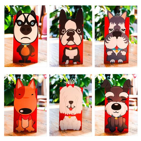 6pcs dog red envelope to fill in money chinese tradition hongbao gift present h55e
6pcs dog red envelope to fill in money chinese tradition hongbao gift present h55e