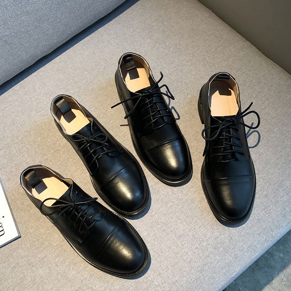 2020 new spring flat shoes women's oxford shoes genuine leather british style comfortable loafers women's casual, Black
2020 new spring flat shoes women's oxford shoes genuine leather british style comfortable loafers women's casual, Black