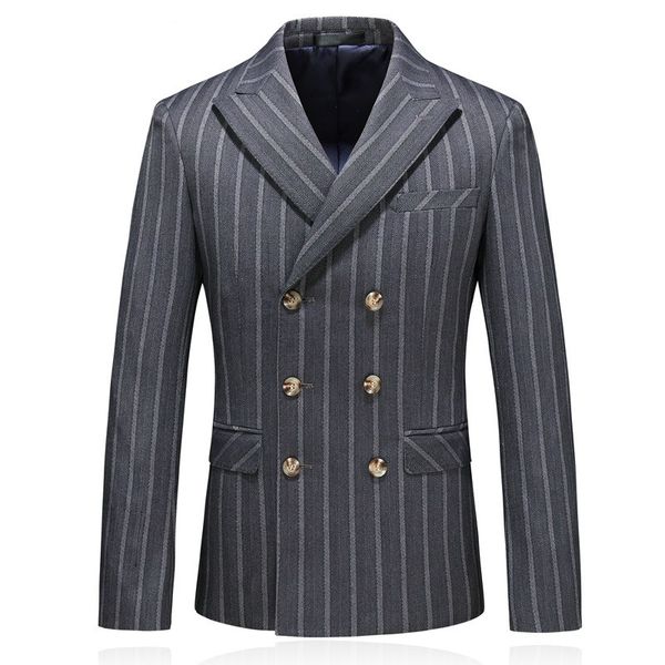2019 new arrival autumn double breasted striped blazer men,men's striped grey jackets,plus-size s-5xl xz6033, White;black
2019 new arrival autumn double breasted striped blazer men,men's striped grey jackets,plus-size s-5xl xz6033, White;black