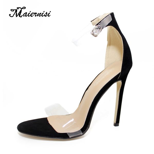 maiernisi women sandals fashion women high heeled pumps buckle strap leisure shoes sandals clear shoes plus size, Black
maiernisi women sandals fashion women high heeled pumps buckle strap leisure shoes sandals clear shoes plus size, Black