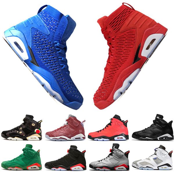 New 2019 Bred VI 6 6s Mens Basketball Shoes Infrared 23 3M Reflective Tinker Gatorade Green Red Blue Men Sports Sneakers Designer Trainers
New 2019 Bred VI 6 6s Mens Basketball Shoes Infrared 23 3M Reflective Tinker Gatorade Green Red Blue Men Sports Sneakers Designer Trainers