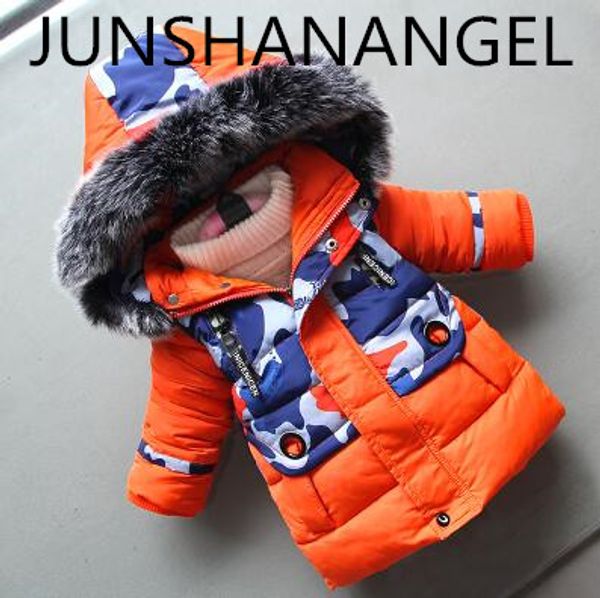 junshanangel children's clothing boy's winter coat 2019 new winter thick cotton jacket leopard hooded jacket, Blue;gray
junshanangel children's clothing boy's winter coat 2019 new winter thick cotton jacket leopard hooded jacket, Blue;gray