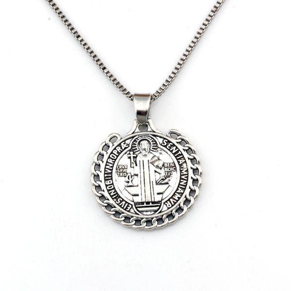 15pcs/lots st benedict de nursia badge medal charm pendant necklaces 23.6inches 25.5x26.2mm pendant antique silver a-560d
15pcs/lots st benedict de nursia badge medal charm pendant necklaces 23.6inches 25.5x26.2mm pendant antique silver a-560d
