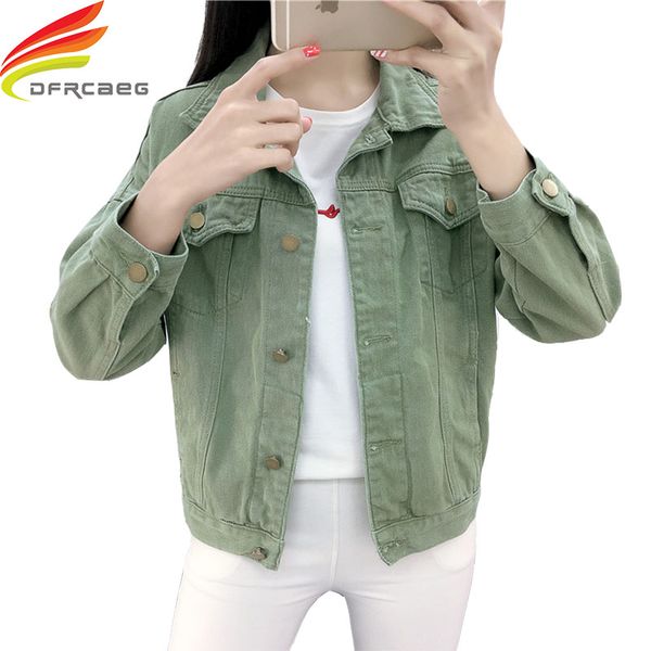 candy color denim jackets women 2019 spring streetwear pockets button single breasted female jeans jacket women denim coat, Black;brown
candy color denim jackets women 2019 spring streetwear pockets button single breasted female jeans jacket women denim coat, Black;brown