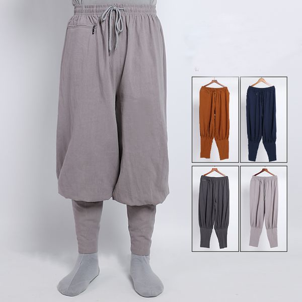 springautumn высокого качества cottonlinen shaolin monks шаровары буддийская дзна брюки будды закладывает медитацию брюки, Black;blue
springautumn высокого качества cottonlinen shaolin monks шаровары буддийская дзна брюки будды закладывает медитацию брюки, Black;blue