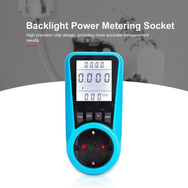 backlight power metering socket electric power monitor intelligent billing socket electric meter billing device car
backlight power metering socket electric power monitor intelligent billing socket electric meter billing device car