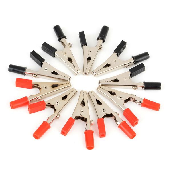 insulated crocodile clips plastic handle cable lead testing metal alligator clips clamps 52mm length
insulated crocodile clips plastic handle cable lead testing metal alligator clips clamps 52mm length