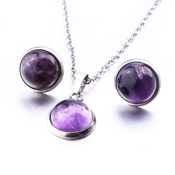 stainless steel 8mm stud 12mm necklace jewelry set natural stone opal pink crystal druzy earring necklace for women jewelry, Silver
stainless steel 8mm stud 12mm necklace jewelry set natural stone opal pink crystal druzy earring necklace for women jewelry, Silver