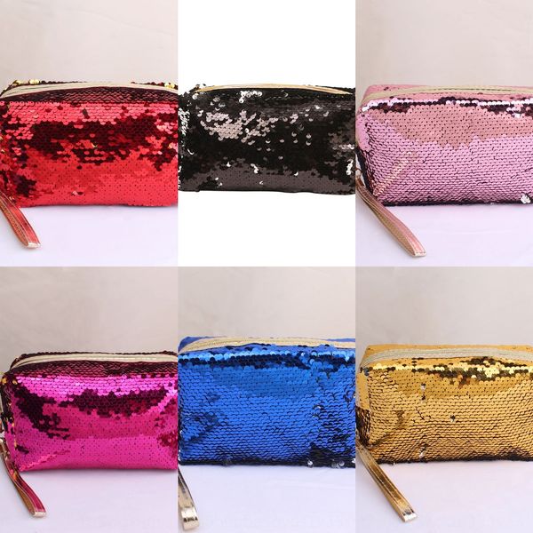 zipper hand flip mermaid sequins student cosmetic hand cosmetic pencil bag bag bag, White
zipper hand flip mermaid sequins student cosmetic hand cosmetic pencil bag bag bag, White