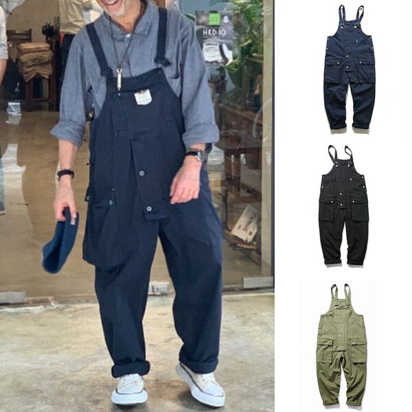 fashion ins wild streetwear men 2020 design suspender jumpsuit loose straight pocket bib men's overalls casual trousers jumpsuit, Black
fashion ins wild streetwear men 2020 design suspender jumpsuit loose straight pocket bib men's overalls casual trousers jumpsuit, Black
