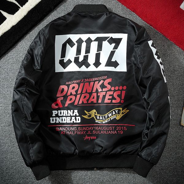 jackets men cool letter print coats harajuku cargo cotton padded windbreaker advanced casual style streetwear autumn, Black;brown
jackets men cool letter print coats harajuku cargo cotton padded windbreaker advanced casual style streetwear autumn, Black;brown