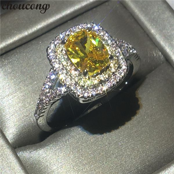 choucong career bridal anniversary ring 1ct yellow diamond 925 silver wedding band rings for women bijoux gift, Slivery;golden
choucong career bridal anniversary ring 1ct yellow diamond 925 silver wedding band rings for women bijoux gift, Slivery;golden