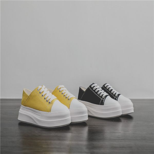 solid casual woman platform shoes creepers autumn dress flats women round toe 2019 fashion women's british style new fall, Black
solid casual woman platform shoes creepers autumn dress flats women round toe 2019 fashion women's british style new fall, Black