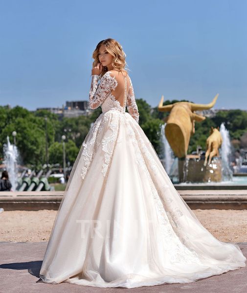 elegant ivory scoop long sleeves applique a-line wedding dresses bridal pageant dresses wedding attire dresses custom size 2-18 kf1226307, White
elegant ivory scoop long sleeves applique a-line wedding dresses bridal pageant dresses wedding attire dresses custom size 2-18 kf1226307, White