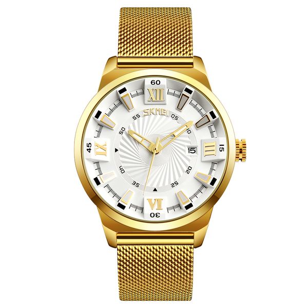 brand skmei luxury business quartz watch men fashion casual watches stainless steel waterproof wristwatches men clock 9166, Slivery;brown
brand skmei luxury business quartz watch men fashion casual watches stainless steel waterproof wristwatches men clock 9166, Slivery;brown