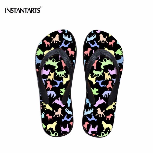 instantarts 2018 women shower slippers cute dog cat puzzle female casual slip on comfy light house flip flops summer flat shoes, Black
instantarts 2018 women shower slippers cute dog cat puzzle female casual slip on comfy light house flip flops summer flat shoes, Black