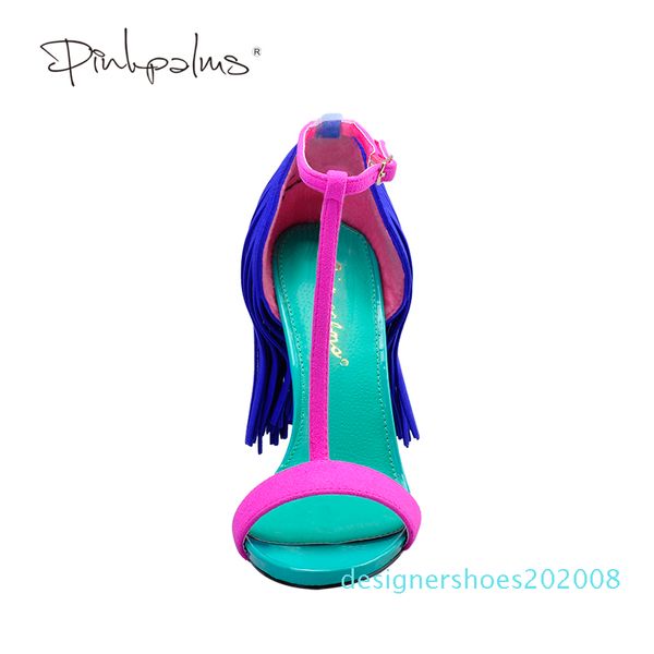 pink palms 2017 women summer shoes fringe high heel fuchsia color t ankle strap dress party ol sandals d08, Black
pink palms 2017 women summer shoes fringe high heel fuchsia color t ankle strap dress party ol sandals d08, Black