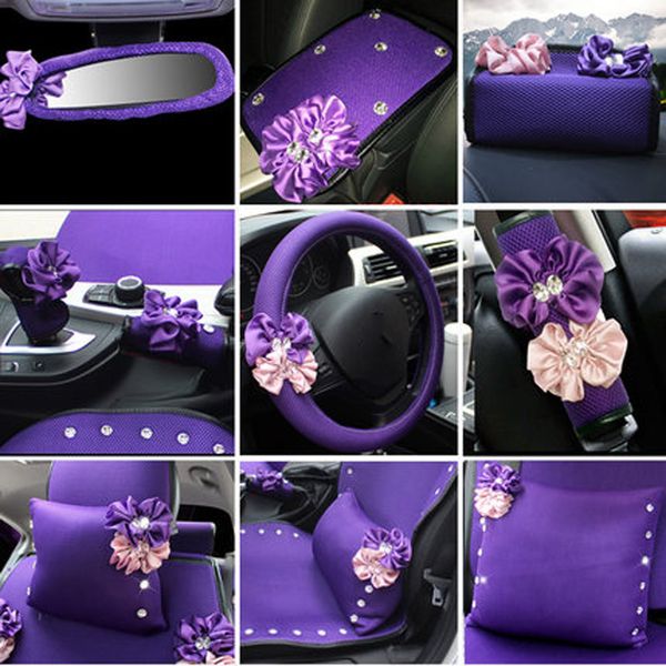 summer mesh car steering wheel cover sandwish with flower seatbelt shoulder pad seat headrest pillow purple shifter hand brake
summer mesh car steering wheel cover sandwish with flower seatbelt shoulder pad seat headrest pillow purple shifter hand brake