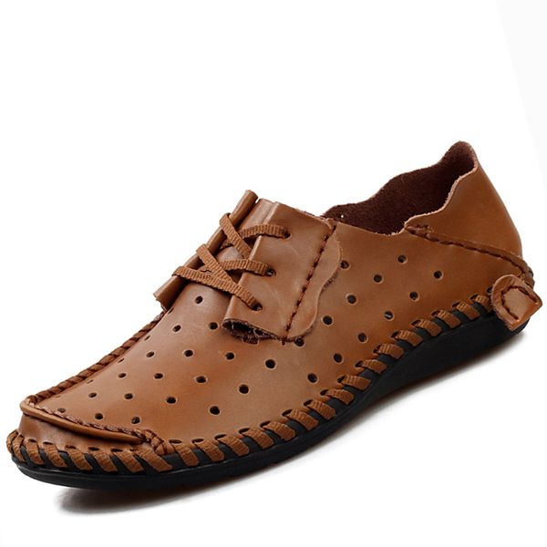 genuine leather soft hole shoes breathable large size 38-50 hand stitching flats lace up loafers support dropshipping, Black
genuine leather soft hole shoes breathable large size 38-50 hand stitching flats lace up loafers support dropshipping, Black