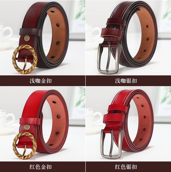 brand designer designed for women's simple and generous fashion party cattle leather needle buckle belt
brand designer designed for women's simple and generous fashion party cattle leather needle buckle belt