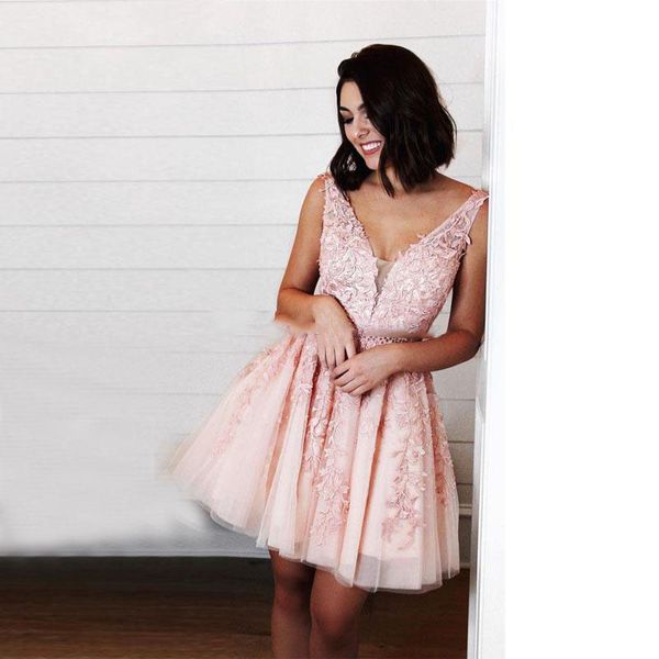modest design red short homecoming dresses v neck tulle beading plus size backless mini prom dresses cocktail party, White;black
modest design red short homecoming dresses v neck tulle beading plus size backless mini prom dresses cocktail party, White;black