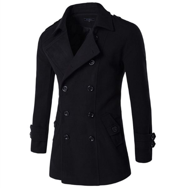men british style double breasted trench coat mens long trench coat masculino male clothing classic drop shipping overcoat, Tan;black
men british style double breasted trench coat mens long trench coat masculino male clothing classic drop shipping overcoat, Tan;black