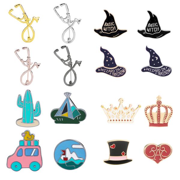enamel colorful lapel pins badge backpack shirt collar decor bird flower tree fruit bee ice cream brooches jewelry, Gray
enamel colorful lapel pins badge backpack shirt collar decor bird flower tree fruit bee ice cream brooches jewelry, Gray