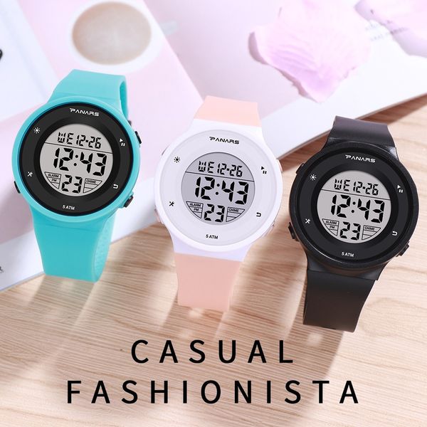 led digital student 50m waterproof sport silicone watches wristwatch children colorful luminous clock reloj mujer c1, Blue 
led digital student 50m waterproof sport silicone watches wristwatch children colorful luminous clock reloj mujer c1, Blue