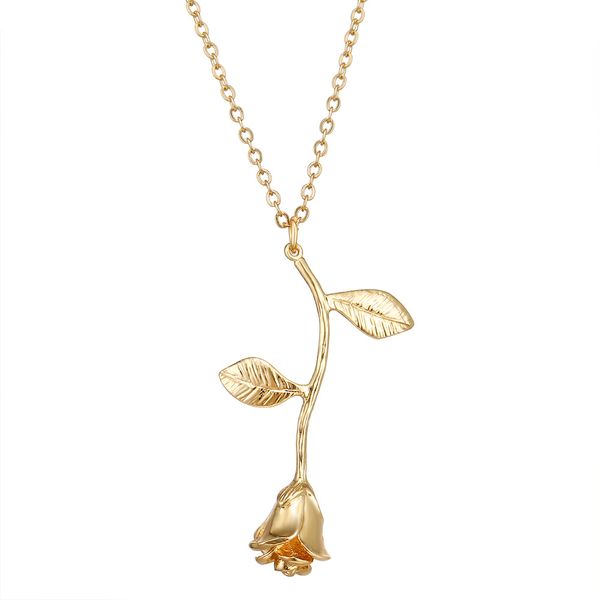 pendant necklace european and american new delicate rose decoration fashion simple temperament female jewelry, Silver
pendant necklace european and american new delicate rose decoration fashion simple temperament female jewelry, Silver