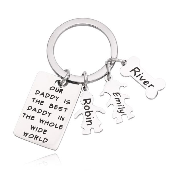 customized name pendant key chain cutting boy girl pet key ring personality stainless steel gift couple family bag ornaments, Silver
customized name pendant key chain cutting boy girl pet key ring personality stainless steel gift couple family bag ornaments, Silver