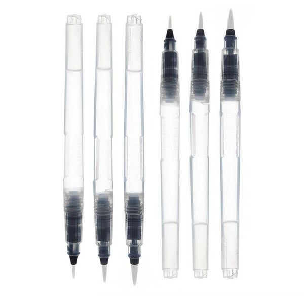refillable 3pcs/set water fountain pen water soft head watercolor brush soluble color lead solid paint brush hook line pen
refillable 3pcs/set water fountain pen water soft head watercolor brush soluble color lead solid paint brush hook line pen