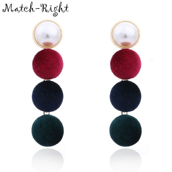 match-right women trendy imitation pearl statement long drop velvet earrings for women jewelry gifts sp264, Silver
match-right women trendy imitation pearl statement long drop velvet earrings for women jewelry gifts sp264, Silver