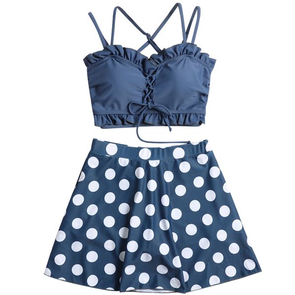 2019 women dot push up two piece bikini tankinis set swimwear bathing suit swimming beachwear summer biquinis swimsuit wear, White;black
2019 women dot push up two piece bikini tankinis set swimwear bathing suit swimming beachwear summer biquinis swimsuit wear, White;black