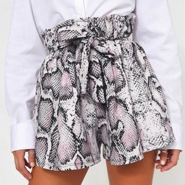 new design summer lace up loose shorts fashion womens casual lacing snake print loose mid waist pants beach shorts, White;black
new design summer lace up loose shorts fashion womens casual lacing snake print loose mid waist pants beach shorts, White;black
