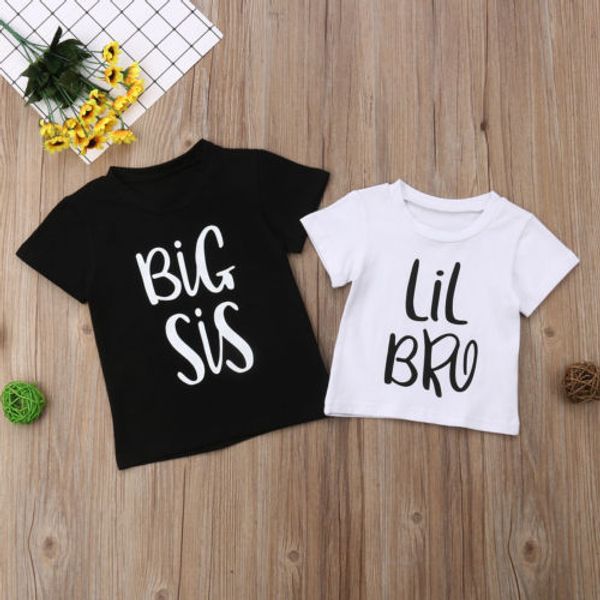 little brother big sister kids baby boy girl cotton t-shirt summer short sleeve twins matching cute tshirt tee, Blue
little brother big sister kids baby boy girl cotton t-shirt summer short sleeve twins matching cute tshirt tee, Blue