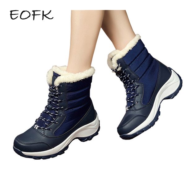eofk 2018 women boots winter boots woman keep warm with short plush ankle for women leather high sneakers plush shoes, Black
eofk 2018 women boots winter boots woman keep warm with short plush ankle for women leather high sneakers plush shoes, Black