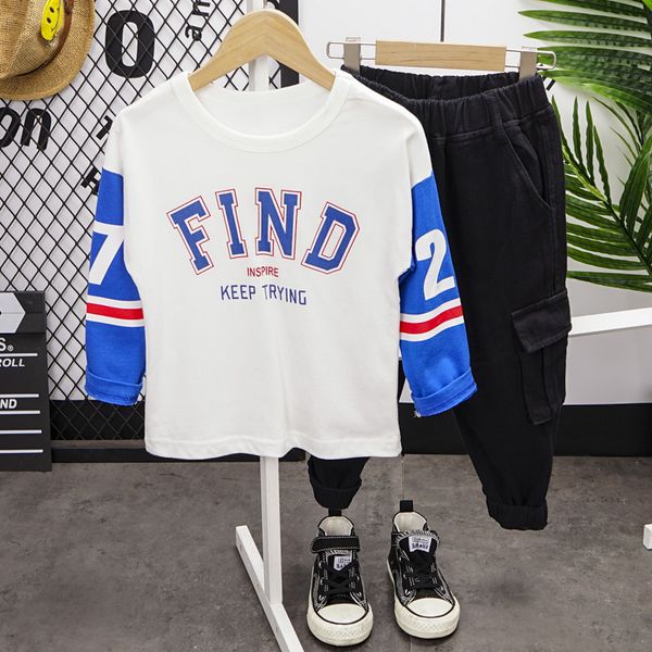 boys girls sports set infant clothing for baby clothes set 2020 autumn spring baby boys clothes t-shirt + pant suit 2-7years, White
boys girls sports set infant clothing for baby clothes set 2020 autumn spring baby boys clothes t-shirt + pant suit 2-7years, White