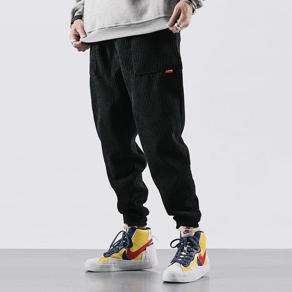 japanese style fashion men jeans loose casual corduroy cargo pants homme harem trousers black vintage designer hip hop pants men, Blue
japanese style fashion men jeans loose casual corduroy cargo pants homme harem trousers black vintage designer hip hop pants men, Blue