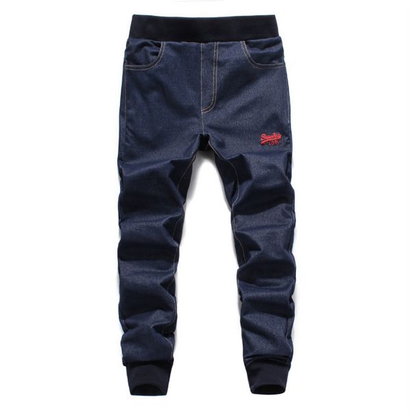 european american street fashion men jeans dark blue color slim leg open stretch pants jogger jeans men youth wear
european american street fashion men jeans dark blue color slim leg open stretch pants jogger jeans men youth wear