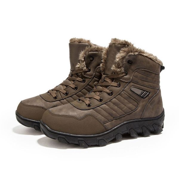 new style men pu leather sport winter boots warm shoes thicken soft anti-slip for outdoor, Black
new style men pu leather sport winter boots warm shoes thicken soft anti-slip for outdoor, Black