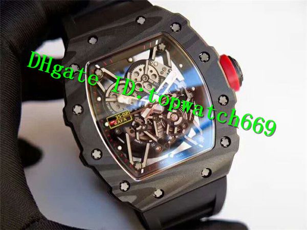 KV New Luxury 35-02 Часы Рафаэль Надаль Кованый карбоновый корпус Черный циферблат с скел
KV New Luxury 35-02 Часы Рафаэль Надаль Кованый карбоновый корпус Черный циферблат с скел