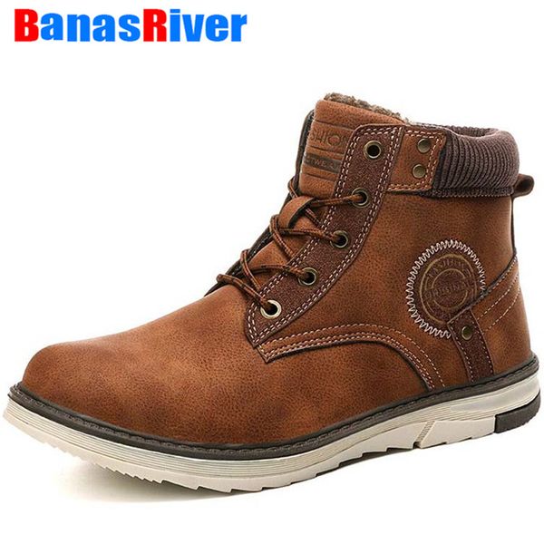 new warm men boots winter ankle desert outdoor plush snow sneakers zapatillas hombre outdoor walking footwear shoes big size 46, Black
new warm men boots winter ankle desert outdoor plush snow sneakers zapatillas hombre outdoor walking footwear shoes big size 46, Black