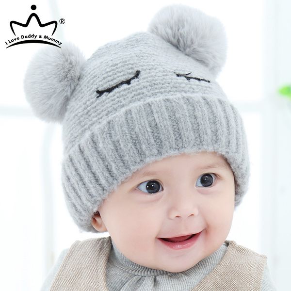 cute baby cap winter вязания pompom baby girl boy hat теплое трикотажное младенец дети beanie solid color пушистые шарики шляпы, Yellow
cute baby cap winter вязания pompom baby girl boy hat теплое трикотажное младенец дети beanie solid color пушистые шарики шляпы, Yellow